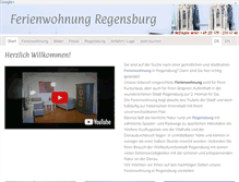 Tablet Screenshot of ferienwohnungregensburg.com